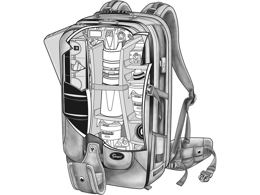 Lowepro Vertex 300 AW Backpack-style camera case at Crutchfield Lowepro Vertex 300 AW Backpack-style camera case at Crutchfield