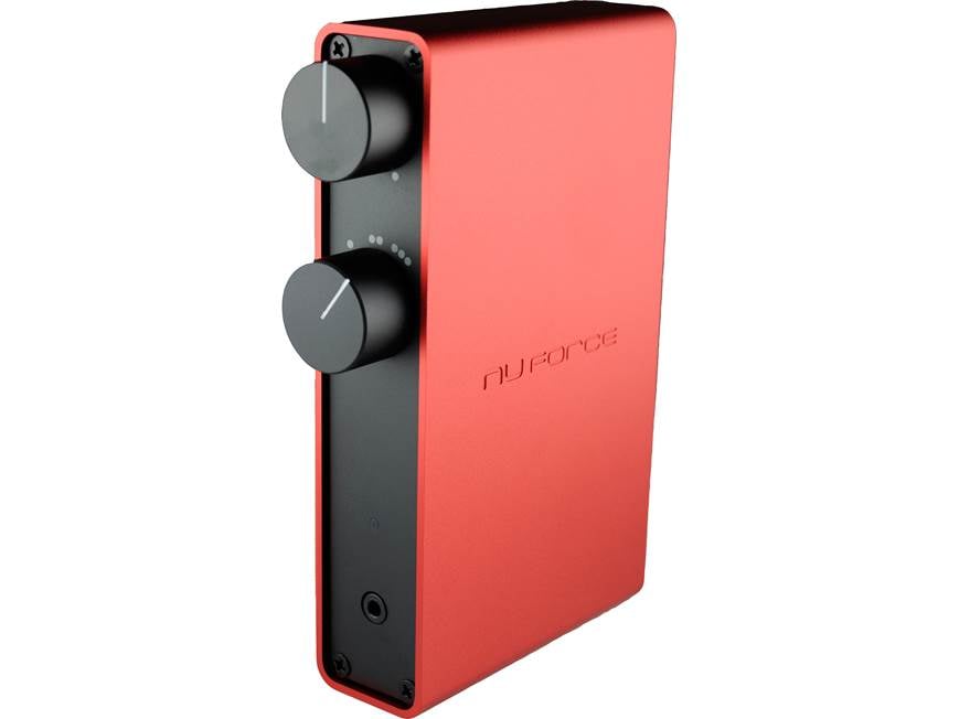 NuForce Icon 2 (Red) Desktop stereo integrated amplifier with