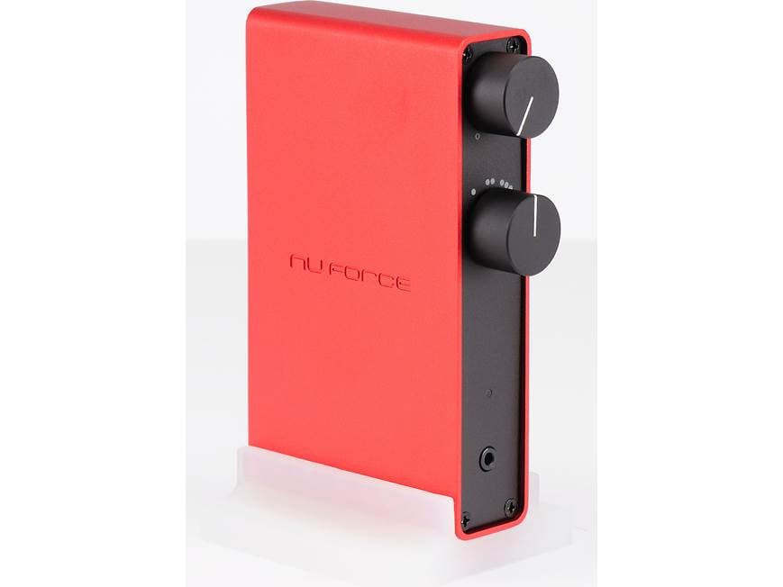 NuForce Icon 2 (Red) Desktop stereo integrated amplifier with