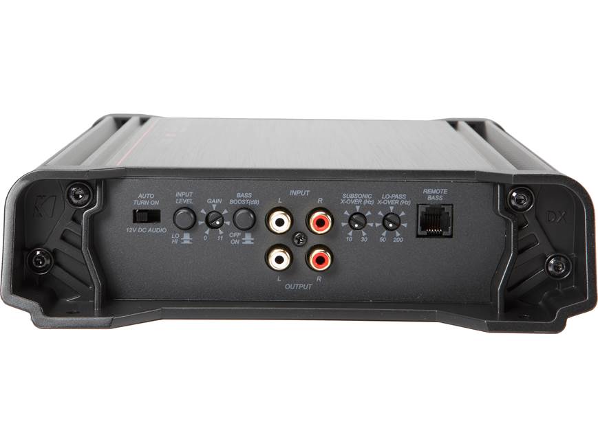 Kicker 10DX500.1 Mono subwoofer amplifier — 500 watts RMS x 1 at 1