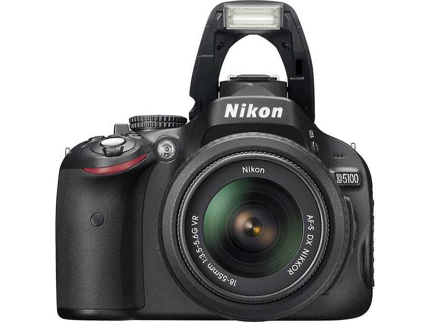 Nikon D5100 Kit 16.2-megapixel digital SLR camera with 18-55mm
