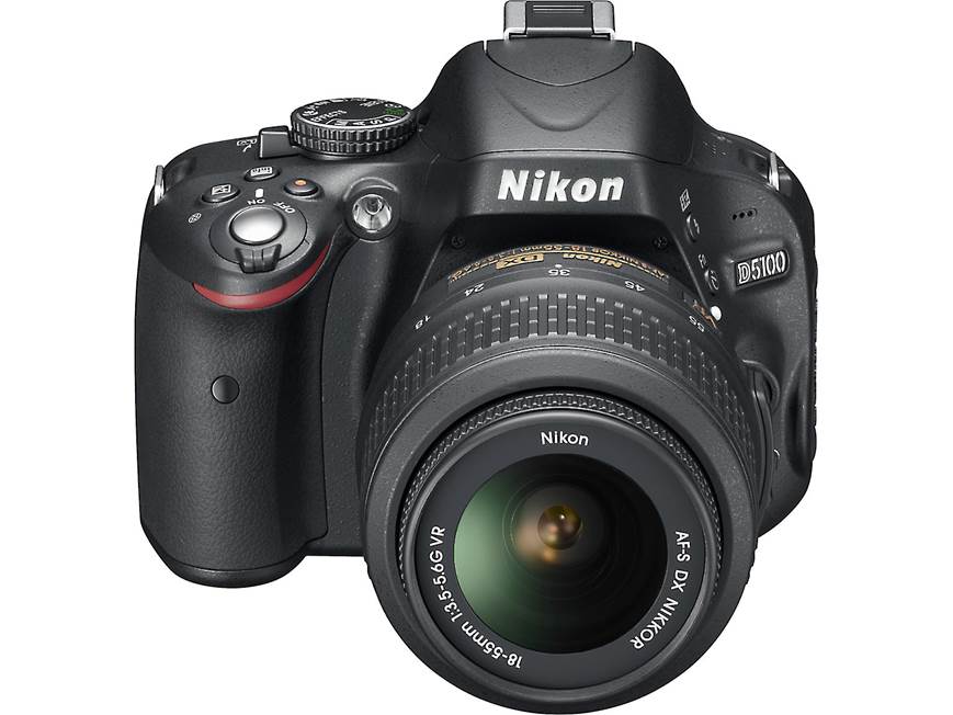 Nikon D5100 Kit 16.2-megapixel digital SLR camera with 18-55mm