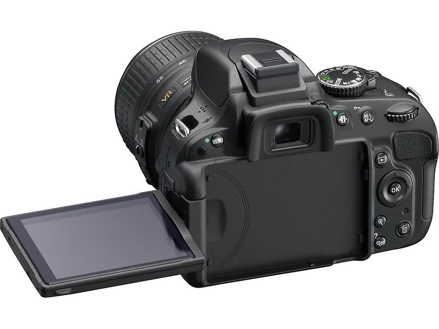 Nikon D5100 Kit 16.2-megapixel digital SLR camera with 18-55mm