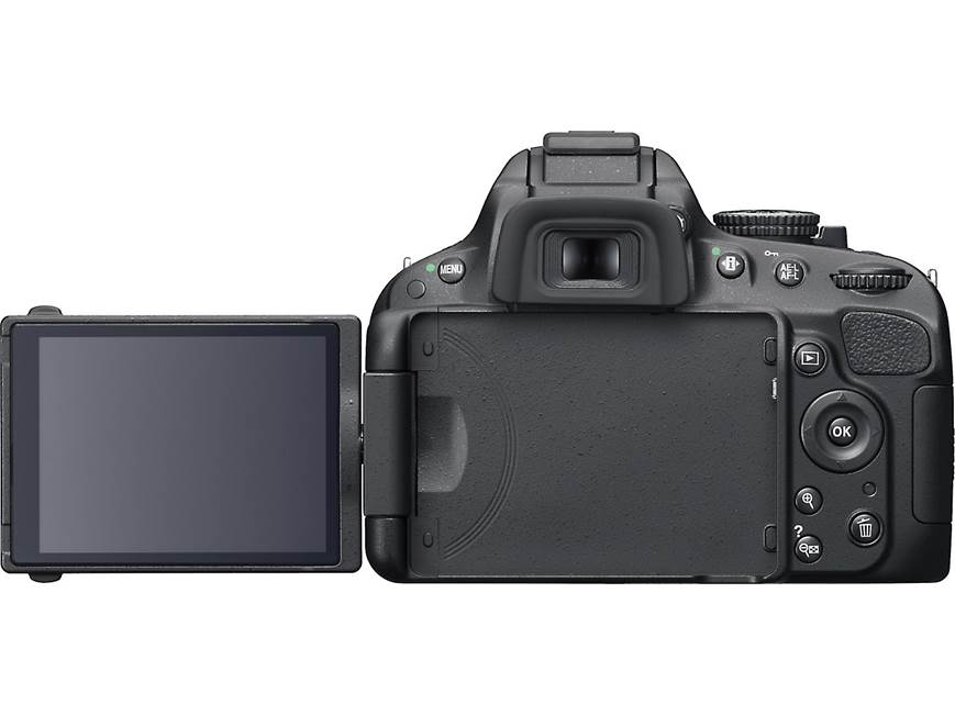 Nikon D5100 Kit 16.2-megapixel digital SLR camera with 18-55mm