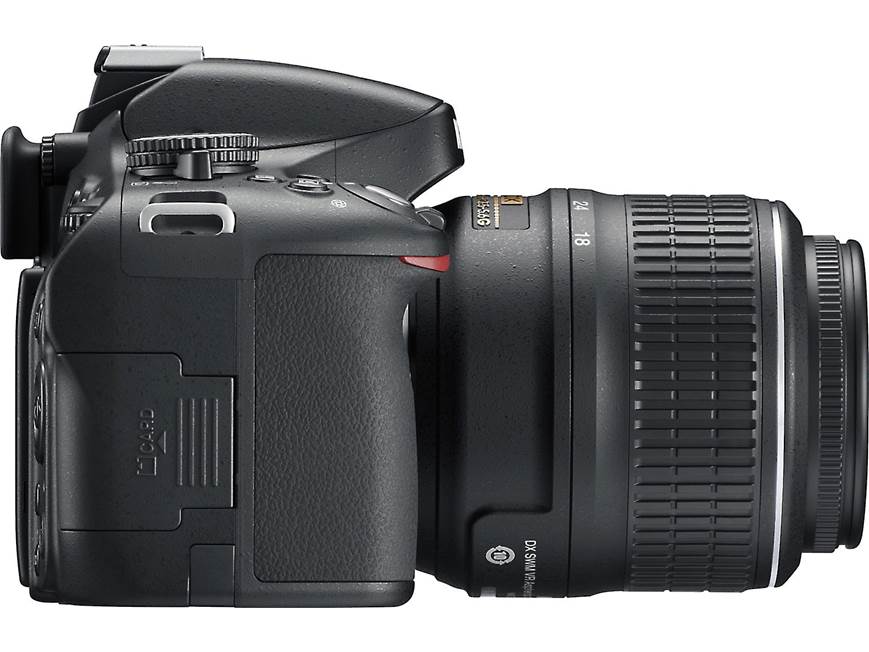 Nikon D5100 Kit 16.2-megapixel digital SLR camera with 18-55mm