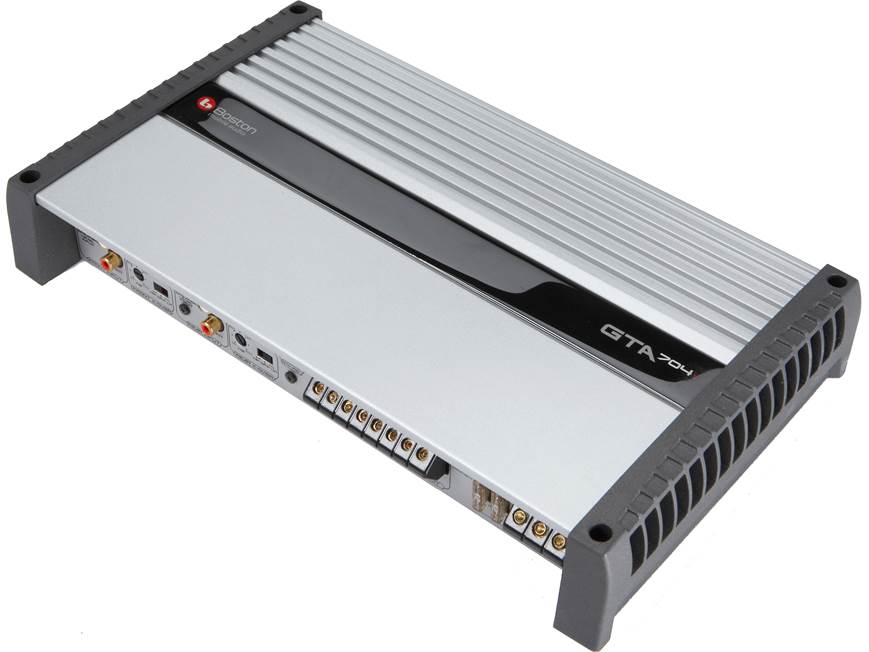 Boston Acoustics GTA-704 4-channel car amplifier — 70 watts RMS x