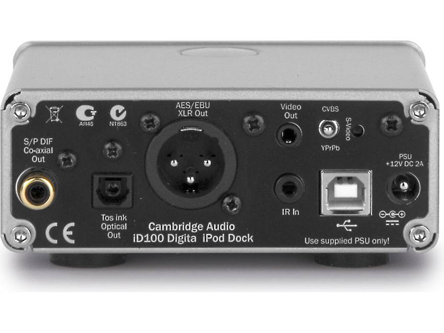 Cambridge Audio ID100 (Silver) Digital audio output iPod®/iPhone