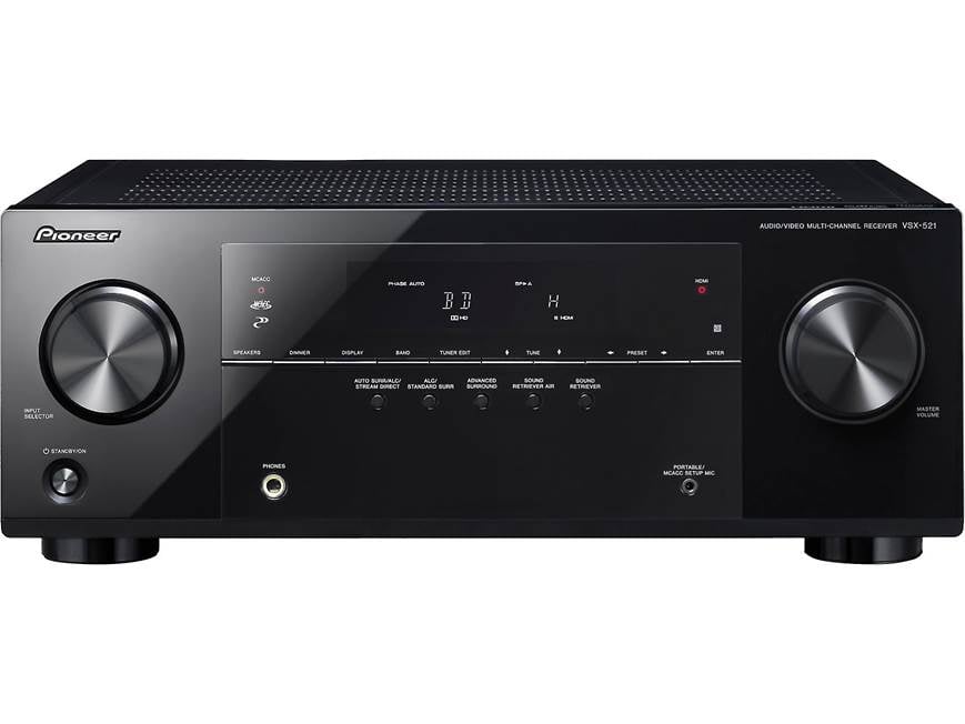 Pioneer VSX-521-K Home theater receiver with 3D-ready HDMI