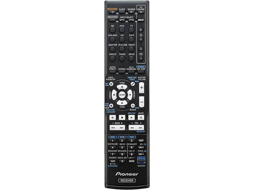 Pioneer VSX-821-K Home theater receiver with 3D-ready HDMI