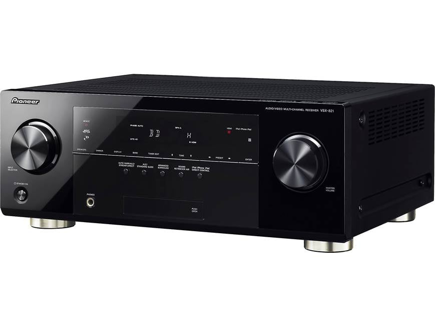 Pioneer VSX-821-K Home theater receiver with 3D-ready HDMI