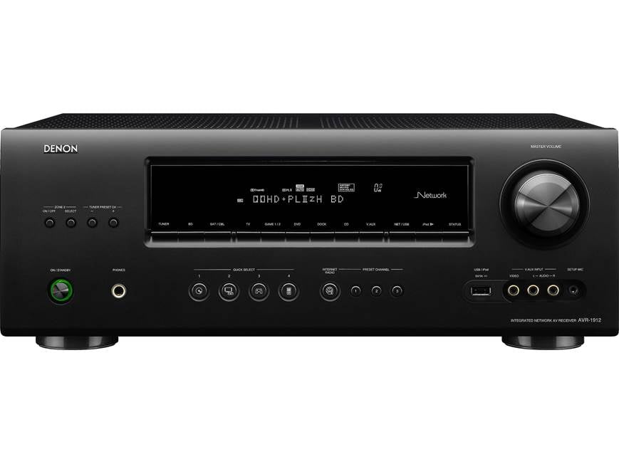 Denon AVR-1912 Home theater receiver with 3D-ready HDMI switching