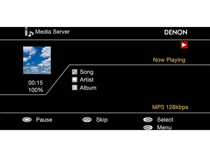Denon AVR-1912 Home theater receiver with 3D-ready HDMI switching