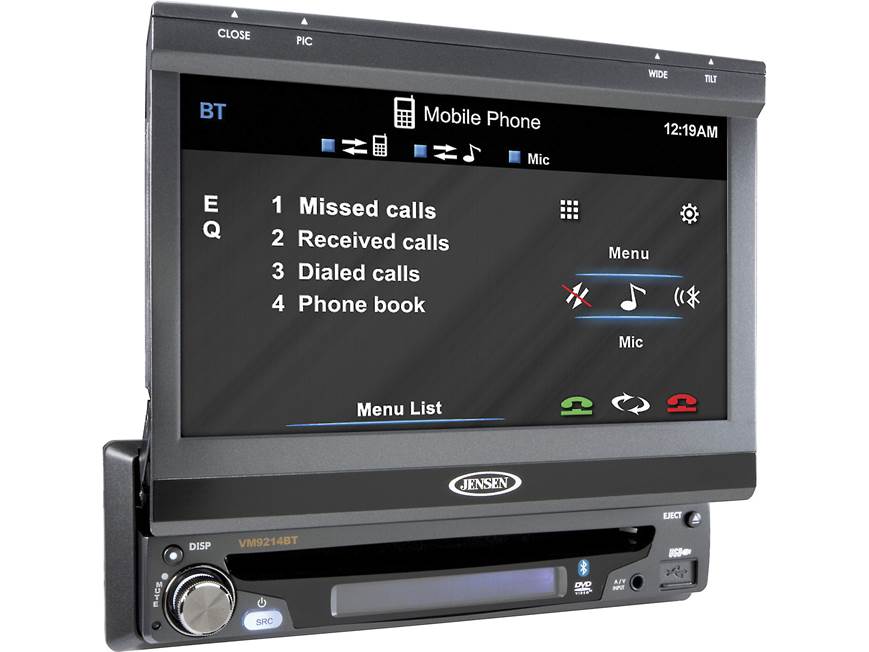 Jensen VM9214BT DVD receiver at Crutchfield
