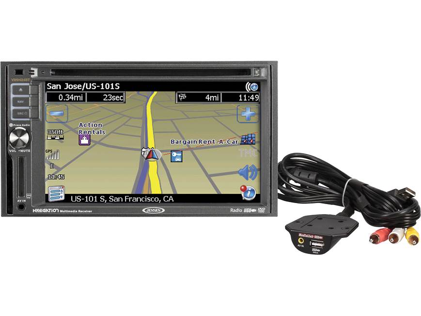 Jensen VM9424BT Navigation receiver at Crutchfield