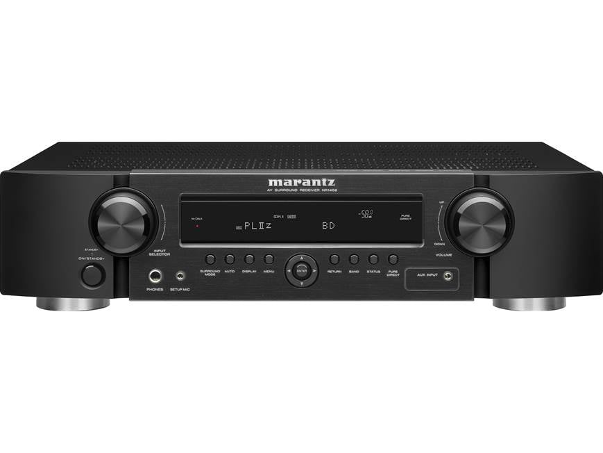 Marantz NR1402 Home theater receiver with 3D-ready HDMI switching