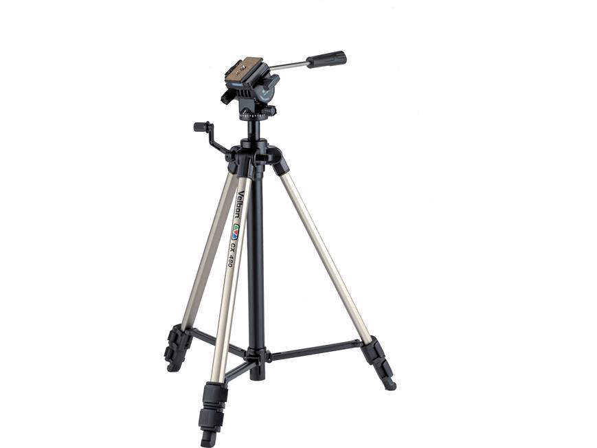 Velbon CX-480 Tripod for digital cameras and camcorders at Crutchfield