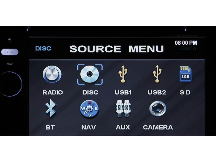 Jensen VM9224BT DVD receiver at Crutchfield