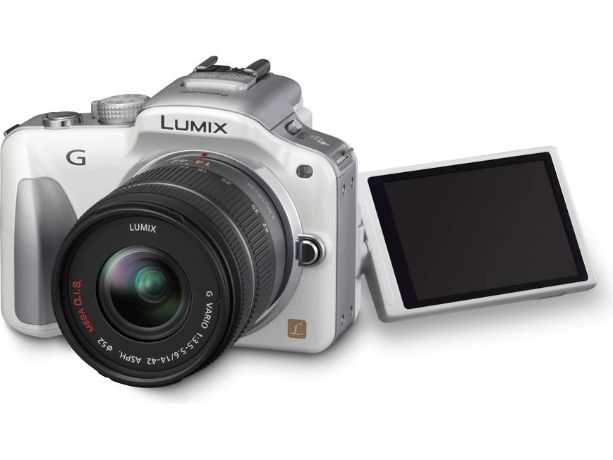 Panasonic DMC-G3K Kit (White) 16-megapixel digital camera with 14