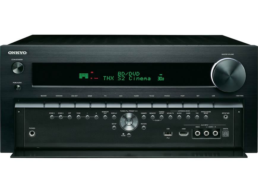 Onkyo TX-NR809 Home theater receiver with 3D-ready HDMI switching