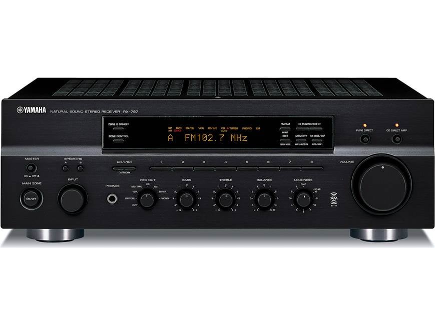 Yamaha RX-797 XM Ready stereo receiver at Crutchfield