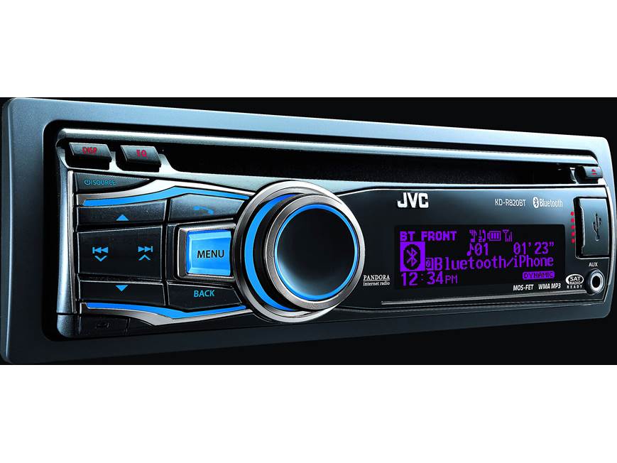 JVC KD-R820BT CD receiver at Crutchfield