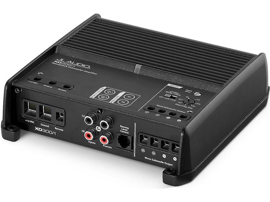 JL Audio XD300/1 Mono subwoofer amplifier — 300 watts RMS x 1 at 2