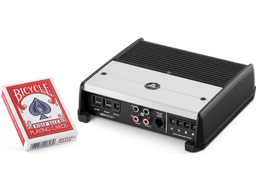 JL Audio XD300/1 v2 サブウーファー用200Wモノアンプ JL Audio XD300/1 Mono subwoofer amplifier — 300 watts RMS x 1 at 2