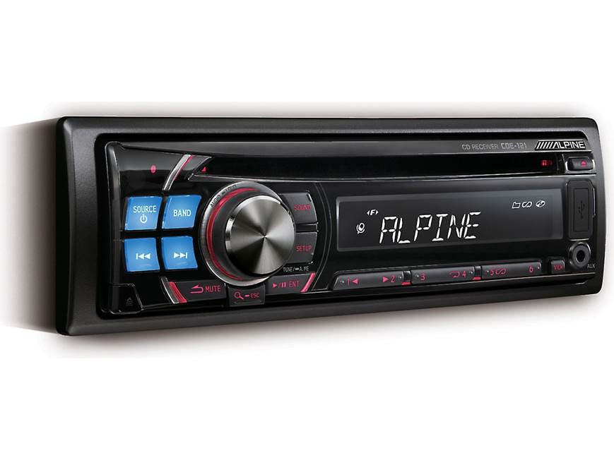 Alpine CDE-121 CD receiver at Crutchfield