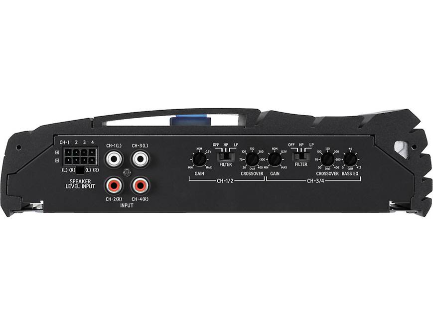 Alpine MRX-F30 4-channel car amplifier — 50 watts RMS x 4 at