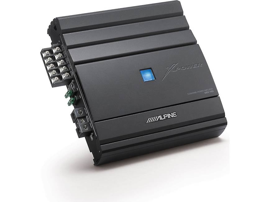 Alpine MRX-V60 5-channel car amplifier — 50 watts RMS x 4 at 4