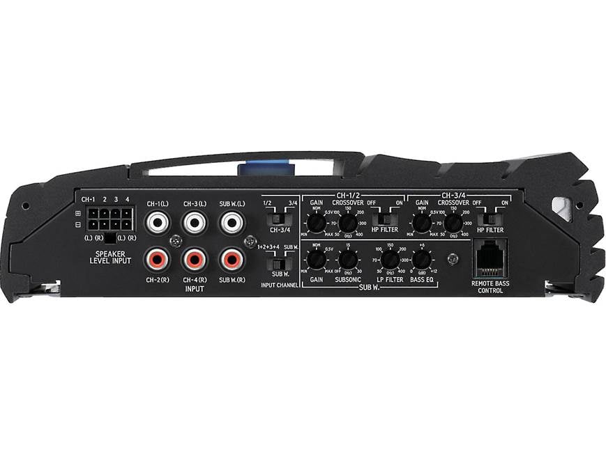 Alpine MRX-V60 5-channel car amplifier — 50 watts RMS x 4 at 4