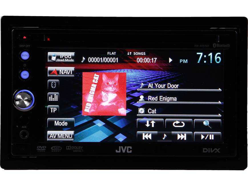 JVC KW-AVX740 DVD receiver at Crutchfield