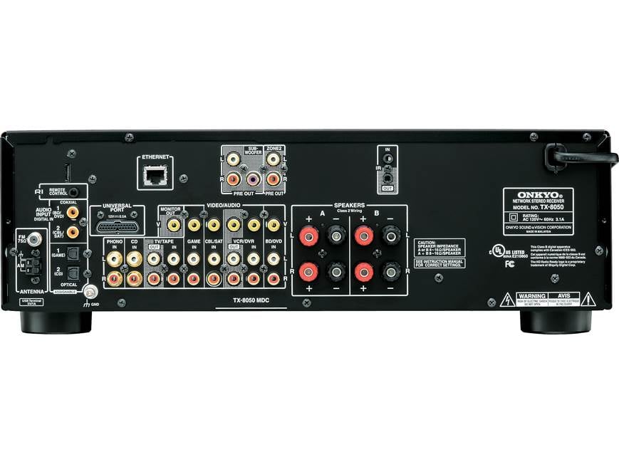 Onkyo TX-8050 AM/FM/Internet radio receiver at Crutchfield