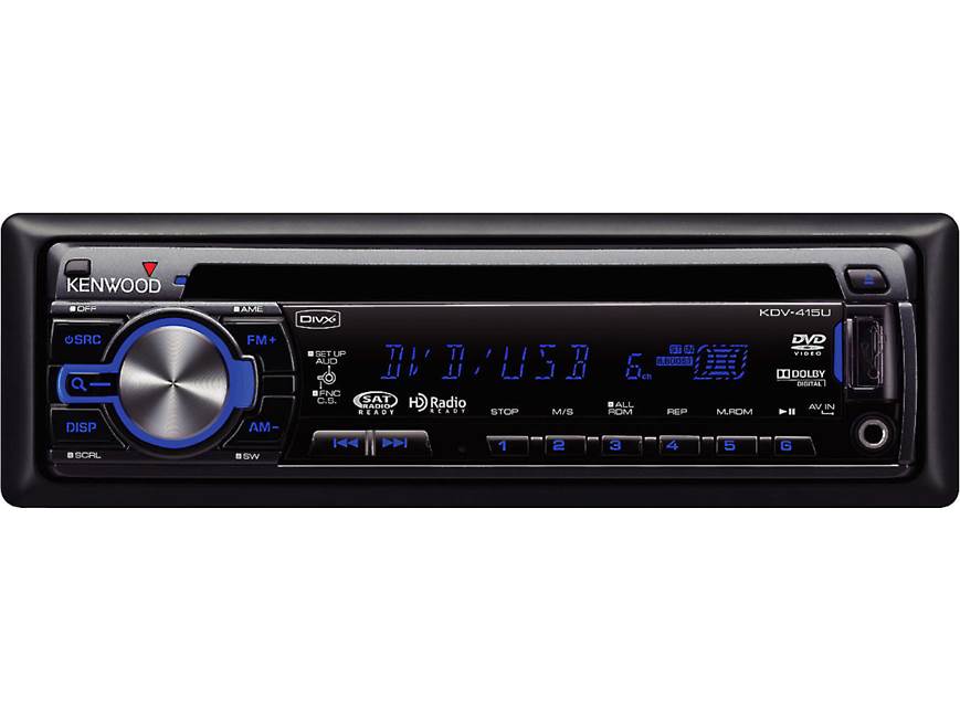 Kenwood KDV-415U DVD receiver at Crutchfield