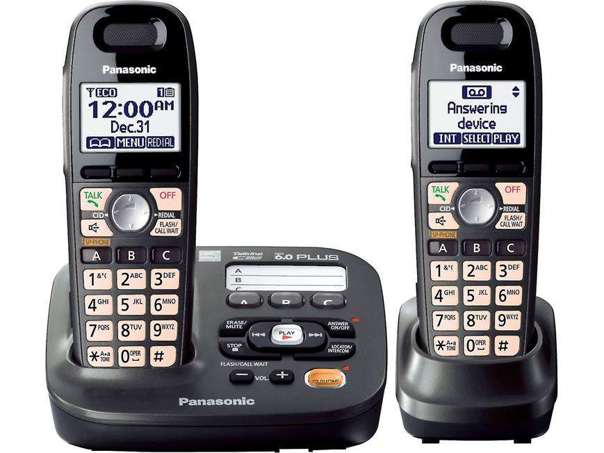 Panasonic KX-TG6592T Expandable cordless phone system with