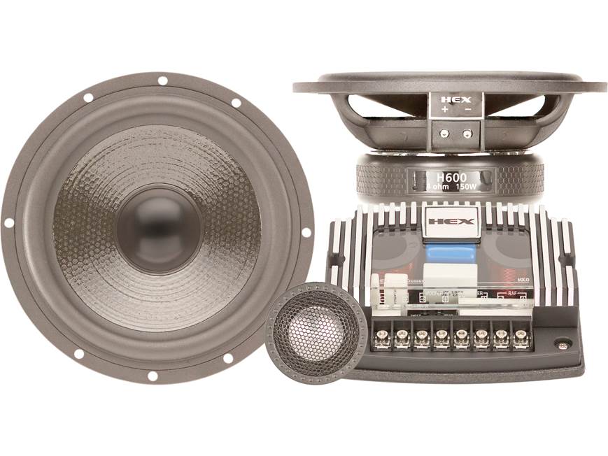 Diamond Audio ハイエンドモデル HEX S600a ダイヤモンドオーディオ HEX Series 6.3” 2-Way Component Set w/Aluminum Dome Tweeter