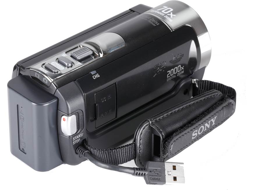 Sony Handycam® DCR-SX65 (Black) Standard-definition camcorder with