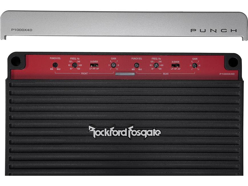 Rockford Fosgate Punch P1000X4D 4-channel car amplifier — 150