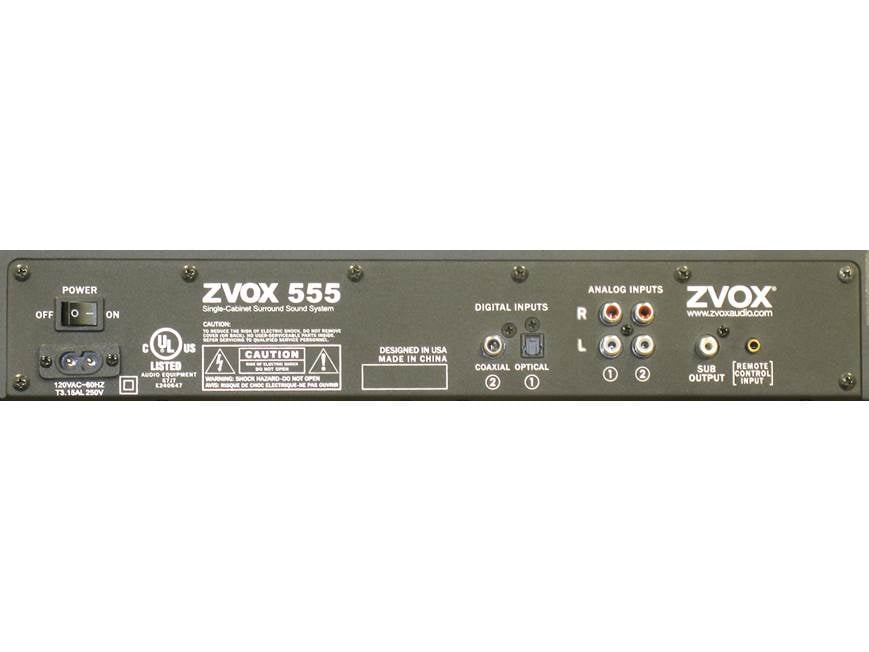 ZVOX SoundBase 555 Powered home theater sound system/platform for