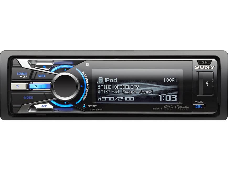 Sony DSX-S200X Digital media receiver at Crutchfield