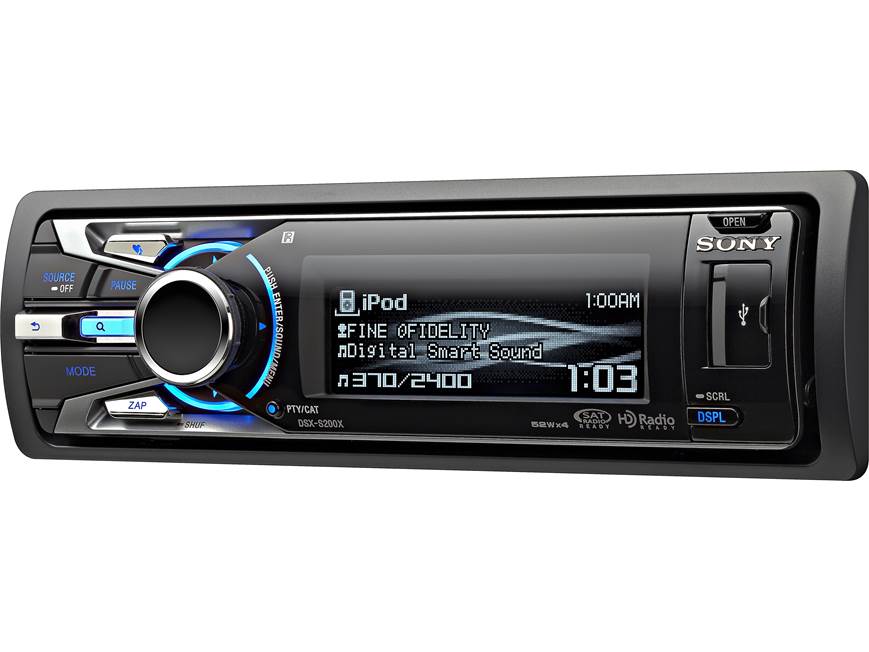 Sony DSX-S200X Digital media receiver at Crutchfield