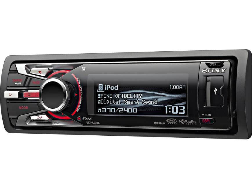 Sony DSX-S200X Digital media receiver at Crutchfield