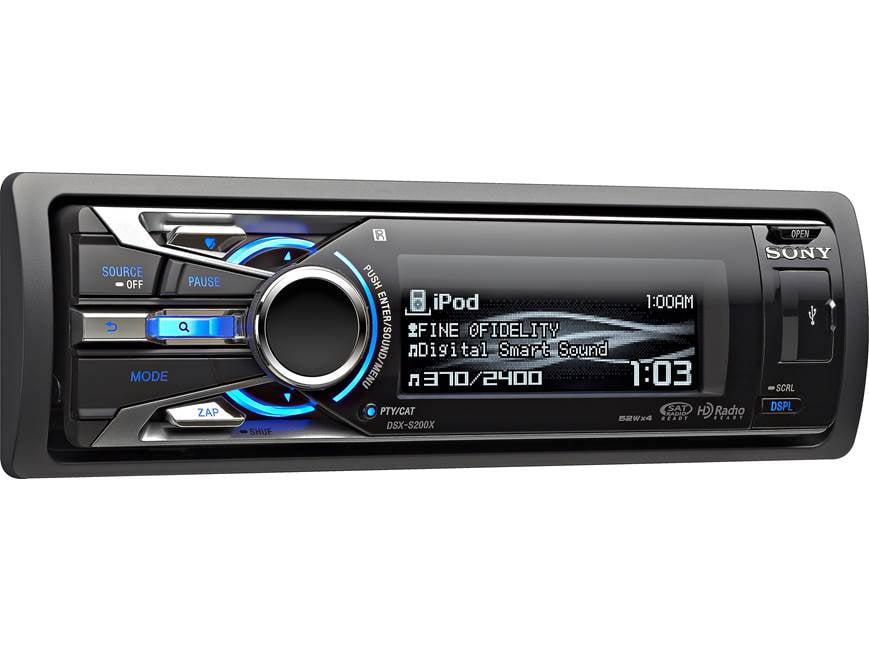 Sony DSX-S200X Digital media receiver at Crutchfield