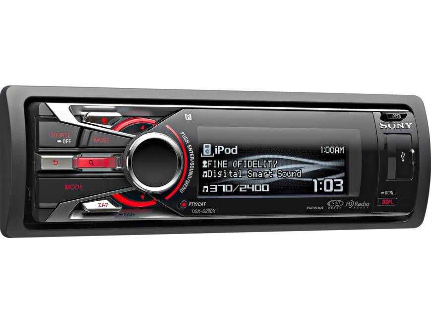 Sony DSX-S200X Digital media receiver at Crutchfield