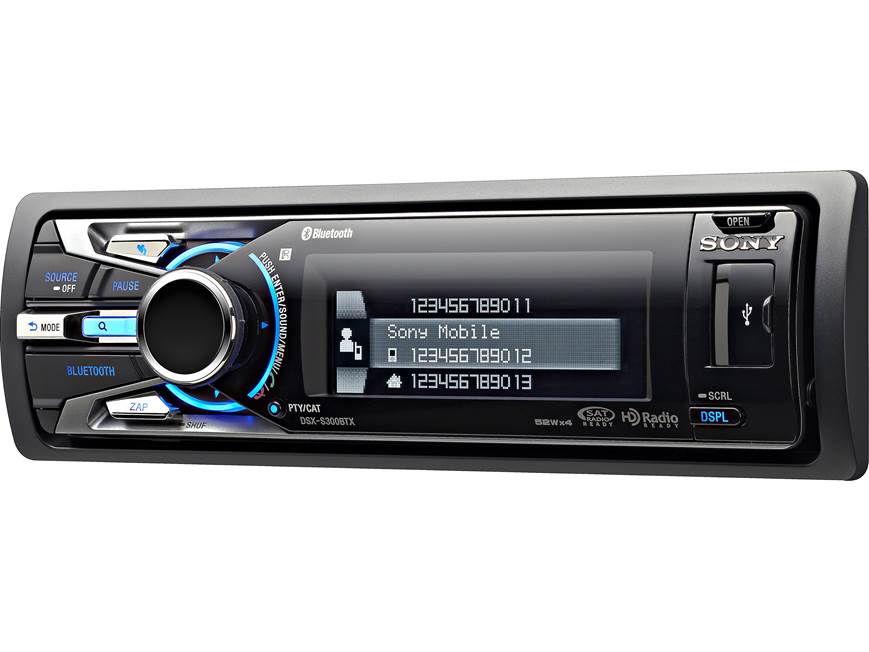 Sony DSX-S300BTX Digital media receiver at Crutchfield