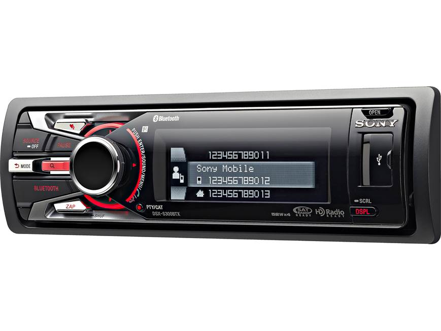 Sony DSX-S300BTX Digital media receiver at Crutchfield