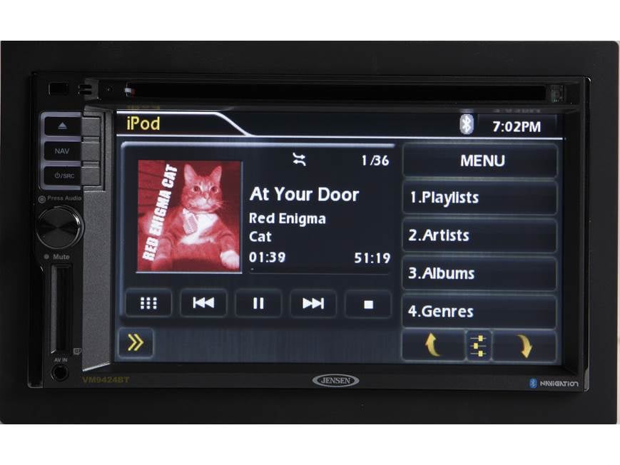 Jensen VM9424BT Navigation receiver at Crutchfield