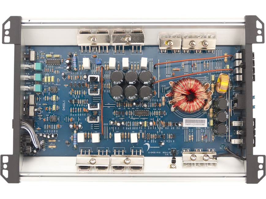 Diamond Audio D400.1 Mono amplifier — 400 watts RMS x 1 at 2 ohms