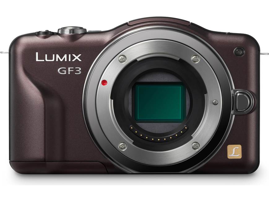Panasonic Lumix DMC-GF3K Kit (Brown) 12.1-megapixel digital camera
