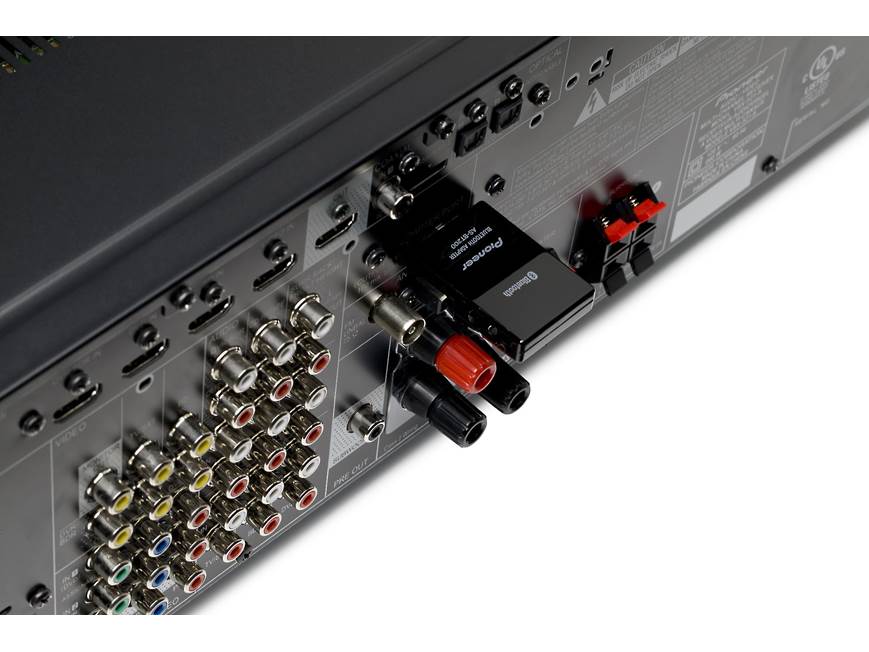 Pioneer VSX-521-K Home theater receiver with 3D-ready HDMI